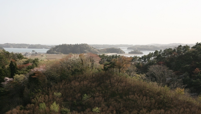 醫院裏手の展望台より