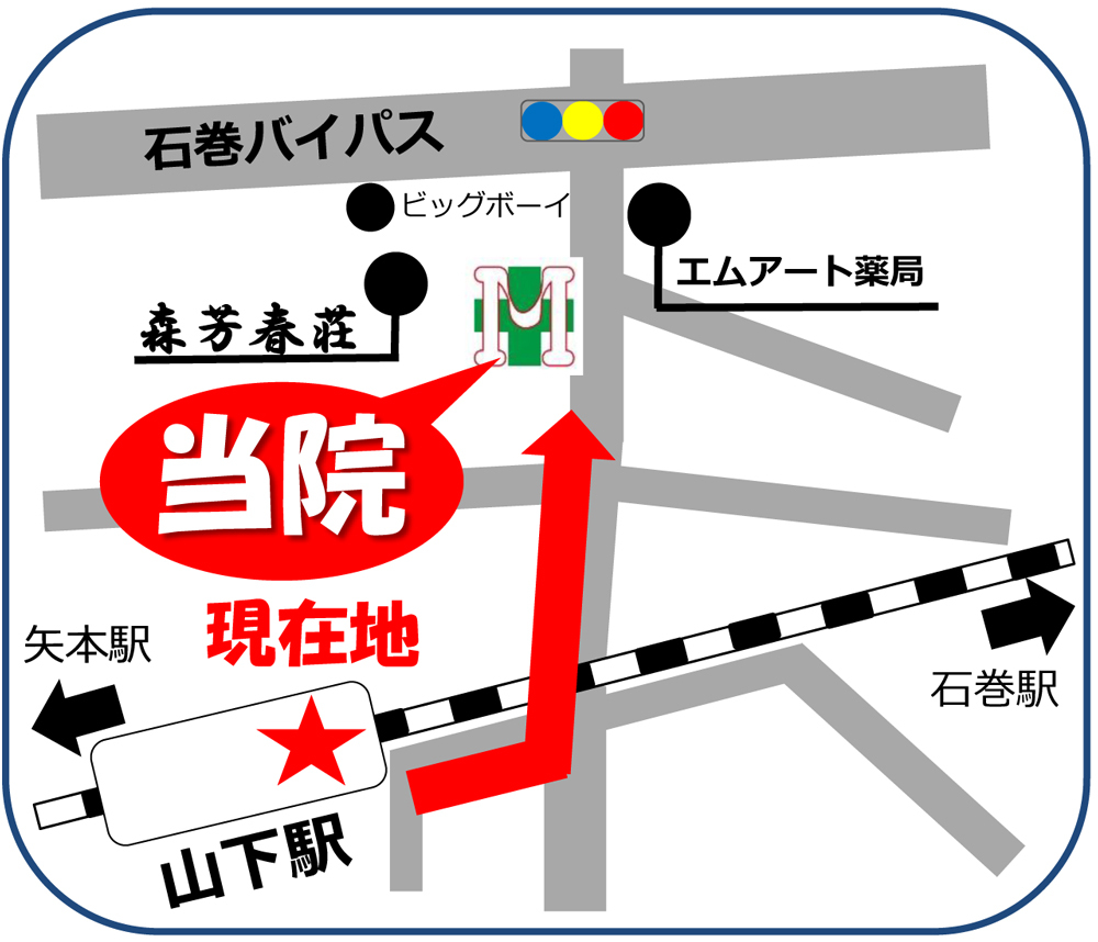 医療法人 済生の森　森消化器内科外科　地図